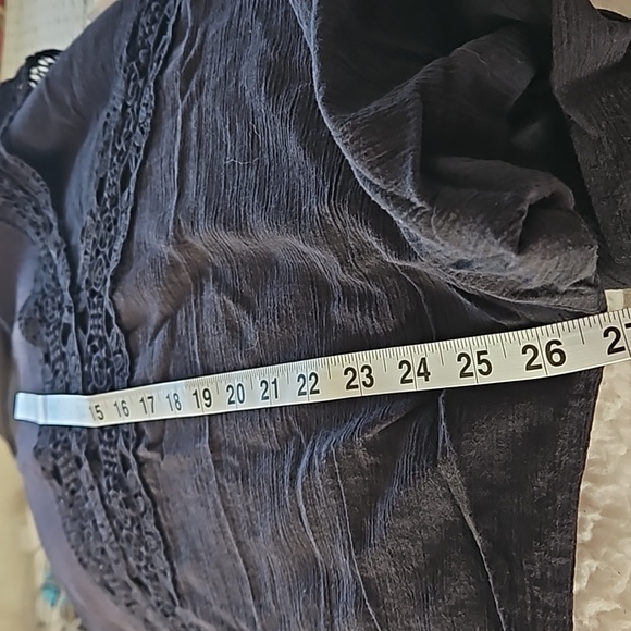 LaBlanca 2x black swim cover-up. EUC. Subtle with  sexy lace trim detail. - Picture 7 of 11
